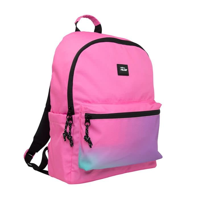 Milan 2-Zip Urban Backpack (22L) - Pink Sunset